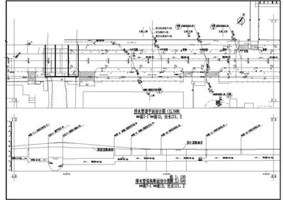 辽宁路市政道路给排水工程设计施工图