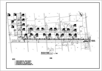 某居民小区市政排水改造工程设计施工图纸