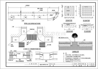 某地纵7#路市政工程道路cad设计施工图