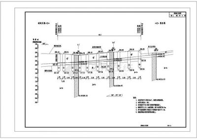 [重庆]城市支路道路挡土墙工程施工图设计13张