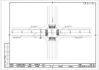 某地区市政道路照明全套cad施工设计图